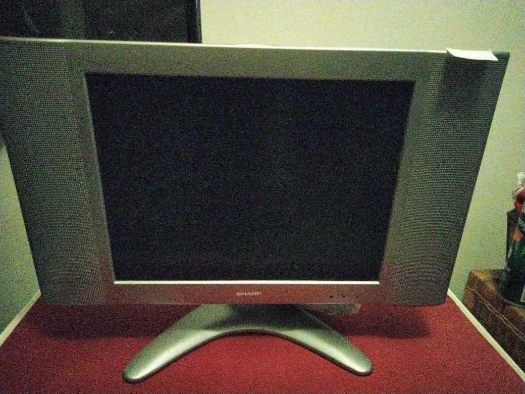 Tv 20" Sharp. Silver LCD Color Tekevision