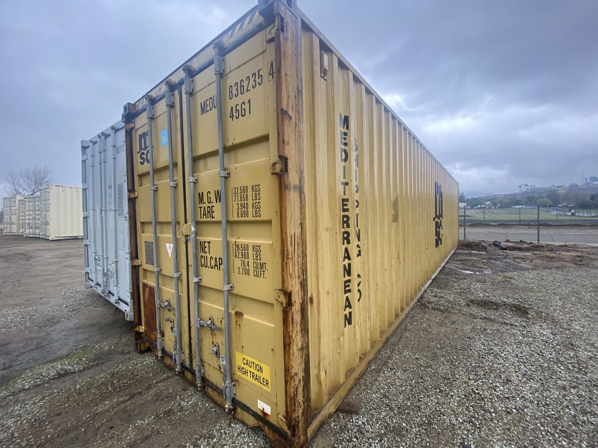 Used 40” Steel storage Shipping Containers for Sale