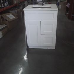 Bathroom vanity  24 Inches Solid wood 