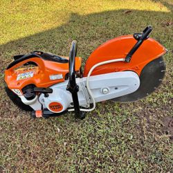 Stihl Ts420 it 2024 concretesaw run and cut strong