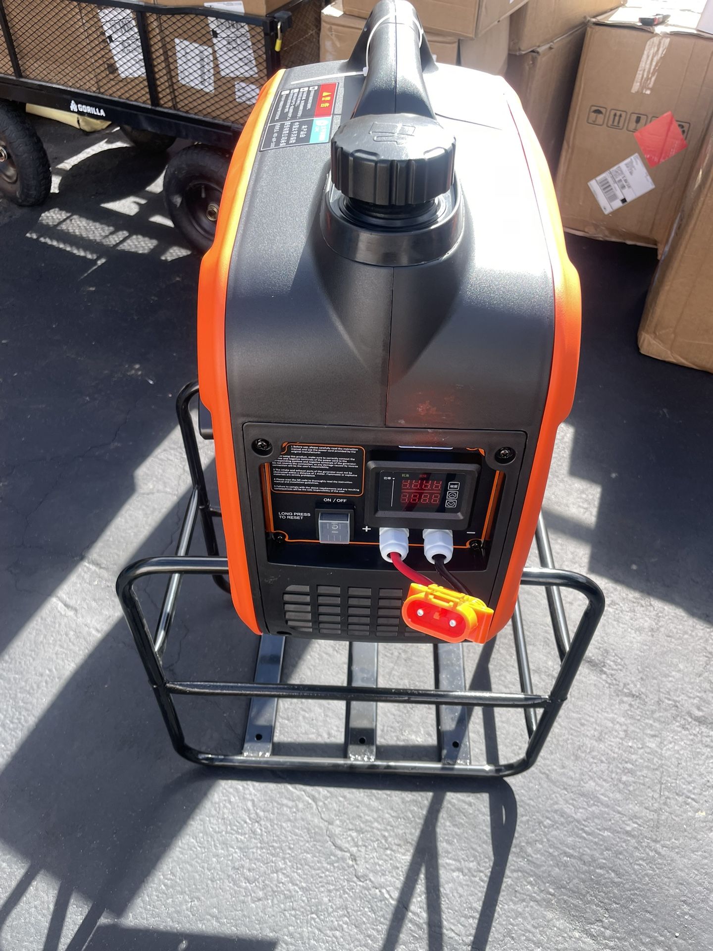 Semi Starter Battery Level Holding Gas Generator