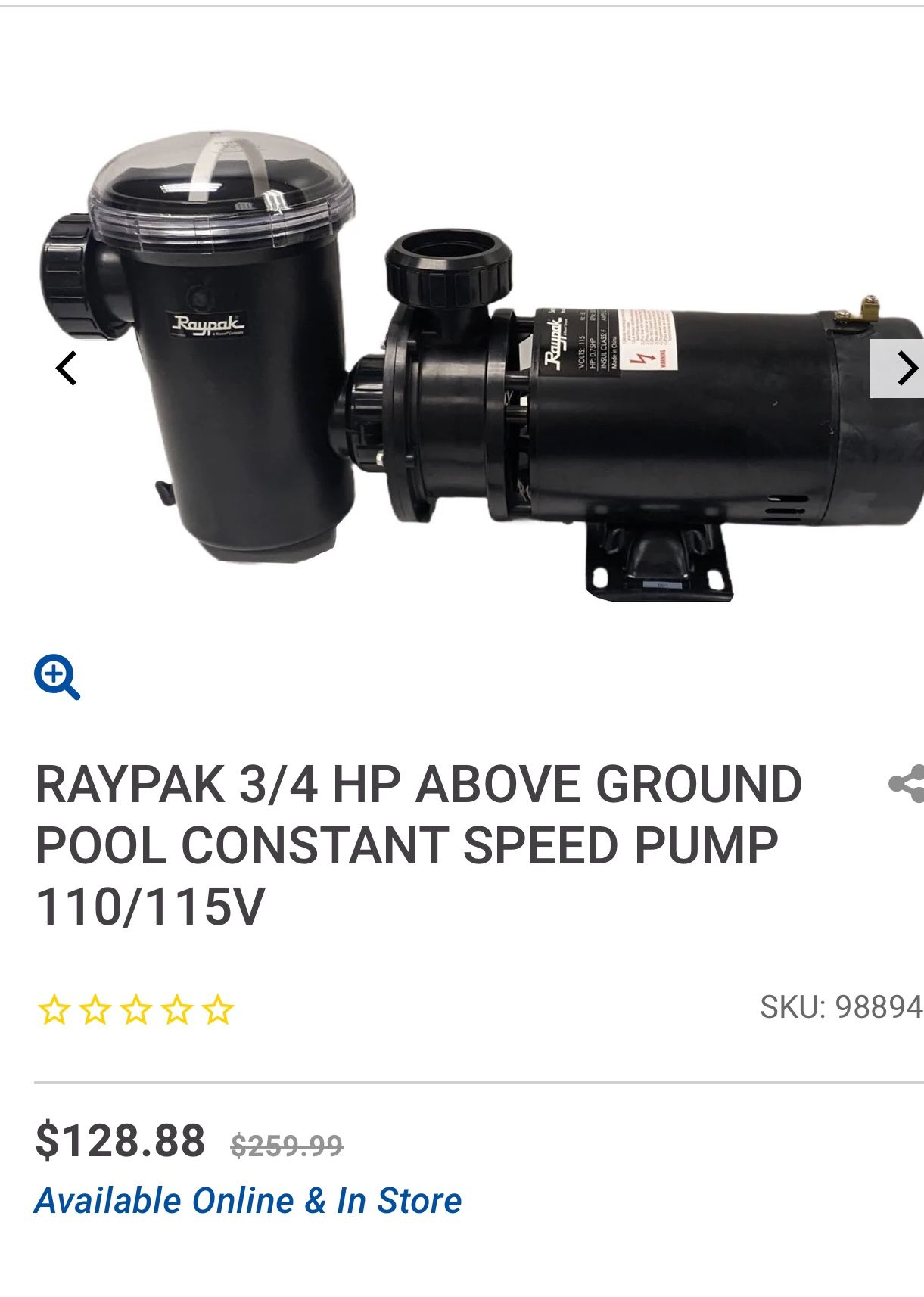 Pool Pump!!!