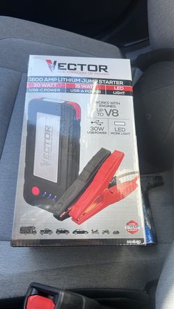 Vector 1600amp lithium jump starter
