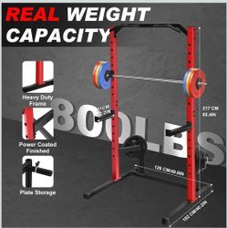 OPPSDECOR Power Cage Power Heavy-Duty Steel Construction