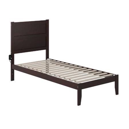 AFI NoHo 14″ Twin XL Wood Platform Bed Frame in Espresso