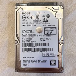 HGST 1TB 2.5” SATA Laptop Hard Drive HTS541010A9E(contact info removed)RPM HDD Tested