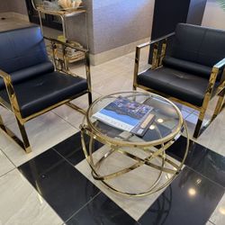 4 Chairs, And Two Tables