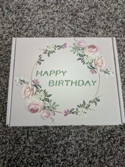 BRAND NEW Woman Happy Birthday Box