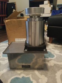 Noritz VT4-14   8” Stainless Steel Short Terminal w/4” Diameter Connections