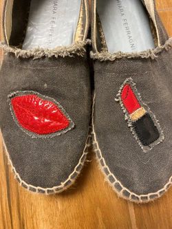 Chiara Ferragni women’s Flat Espadrilles size 7.5 (38) in great condition