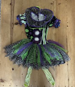 Girl Clown Tutu Girls Size M 8/9
