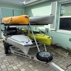 4 Hobie Mirage Kayaks