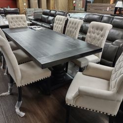 New Dinning Set With 8 Chairs On sale Now