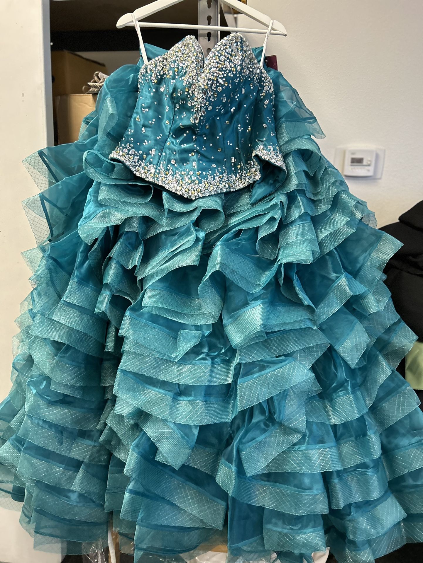 OBO Disney Royal Ball Quinceanera Dress Teal