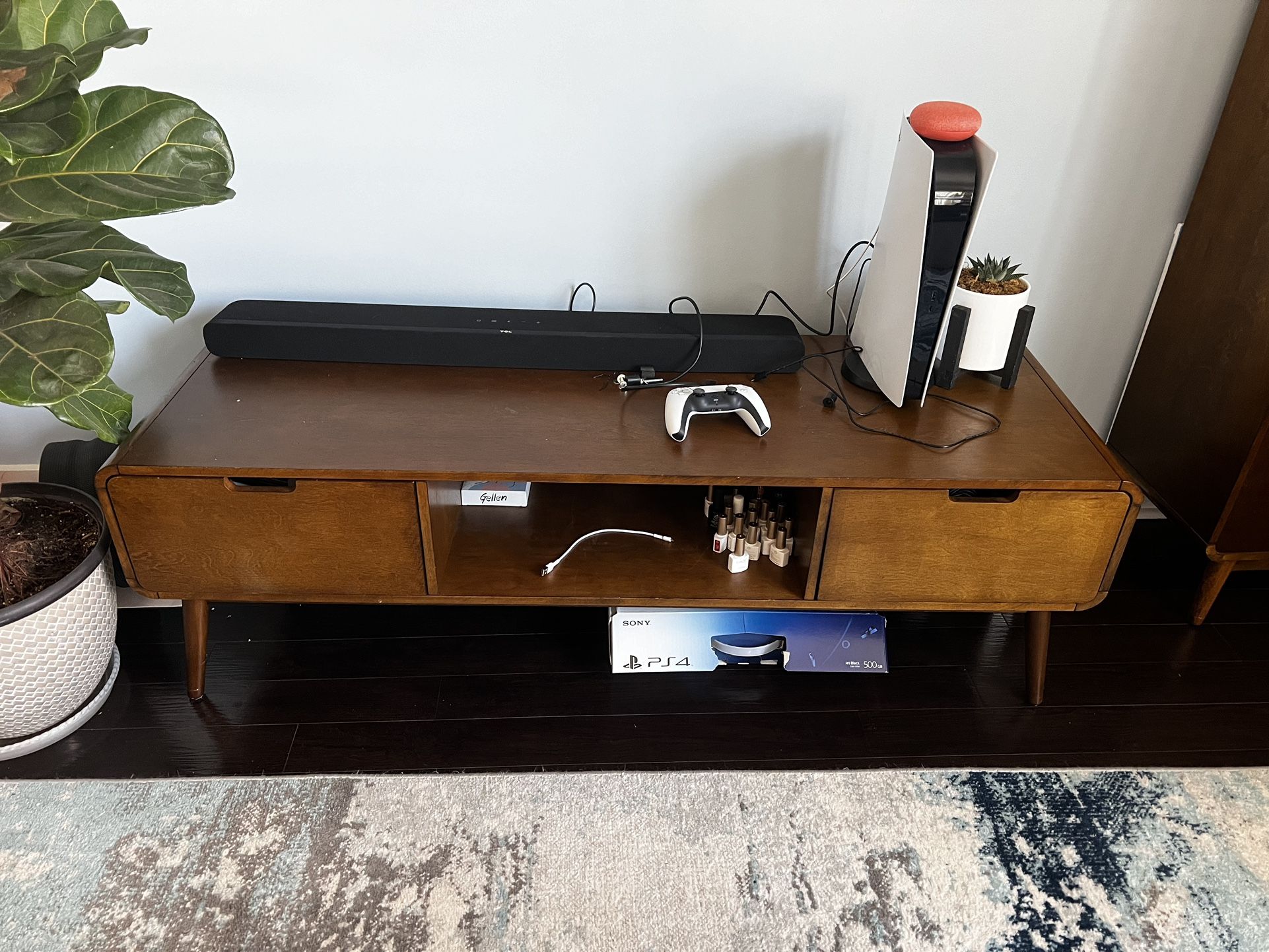 Mid-century TV Console/coffee Table 