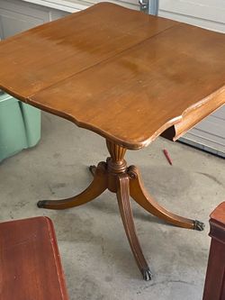 Antique 128 years old folding table asking for 450