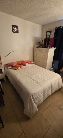 Mira Mesa Double bed frame with headboard & dresser Mira Mesa