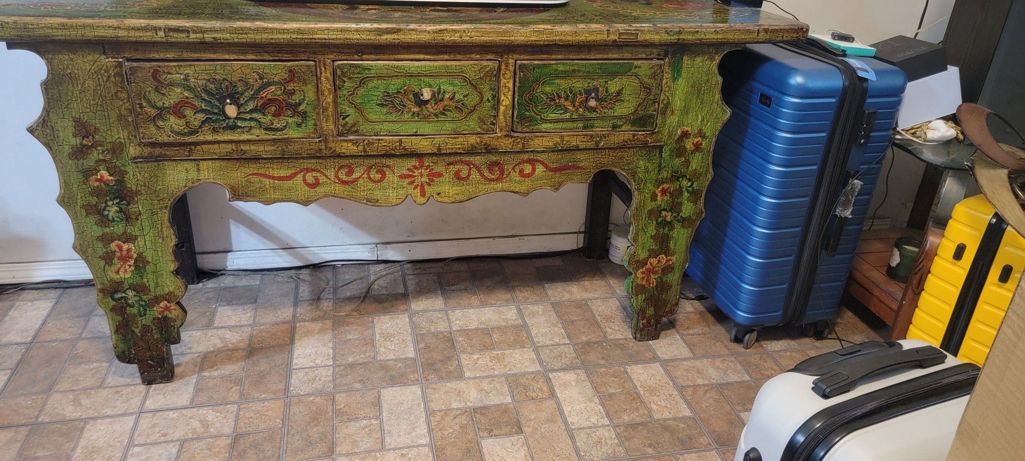 Antique Table Real Wood