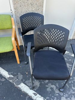 Black office chairs $25 each