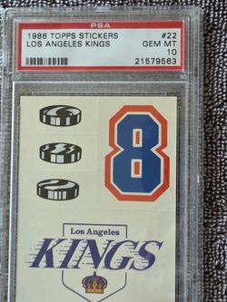 Kings stickers Los Angeles both PSA 10 both  pop 4  or under