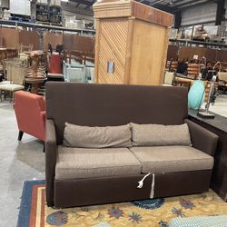 Brown Sleeper Sofa With Mattress