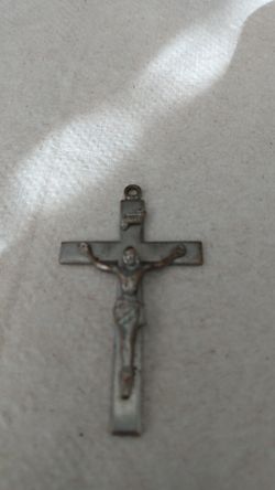 Silver cross no chain