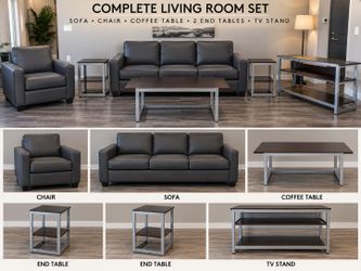 🔥 6-7 piece Living Room Set – Like New – $500 – WE DELIVER 🚚