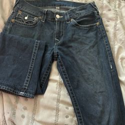 True Religion Low rise boot cut jeans 