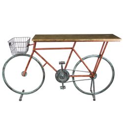 Bicycle Console Table Antique 