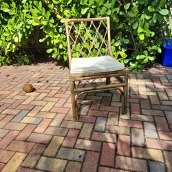 Rattan Chair With Removeable Cushion