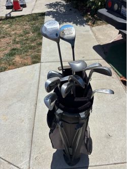 Golf Clubs with bag right handed