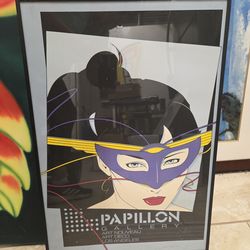 1981 Patrick Nagel Papillon Gallery Los Angeles