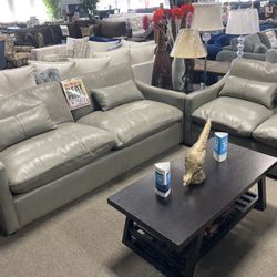 Leather Sofa And Loveseat ♥️😍 $3,699! Easy Financing! $10 Down! 90 Days Same As Cash! NO CREDIT NEEDED 📲 
