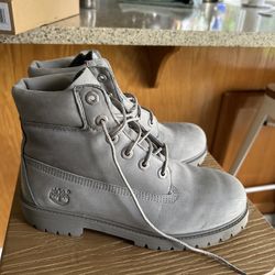Gray Timberland Boots 