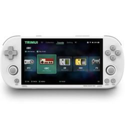 Trimui Smart Pro 4.96 Inch IPS Screen Handheld Game Console Open Source Linux System 64G(White)