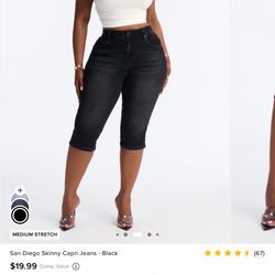 New! Capri Jeans FN