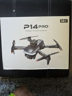 P14 Pro Foldable Drone w/ Dual Camera & Obstacle Avoidance + Case (New)