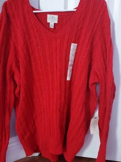 red sweater