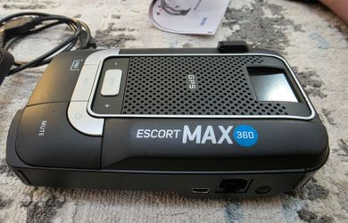 Escort MAX 360 GPS Radar Laser Detector w/ Case, BlendMount BMG-2001R