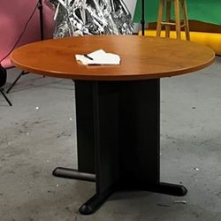 Round Wooden Table