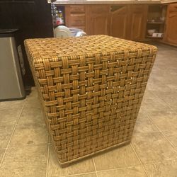 Wicker Side Or End Table