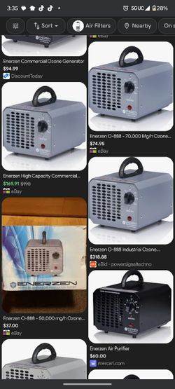 ENERZEN iodized Air Purifier. (New)