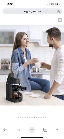 Sboly espresso machine online with milk frother
