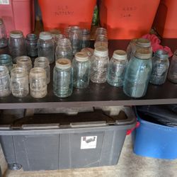 Antique Mason Jars