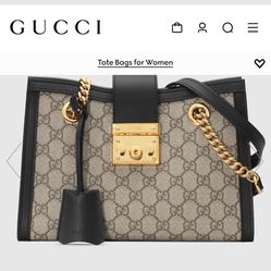 Authentic Gucci PADLOCK SMALL GG SHOULDER BAG