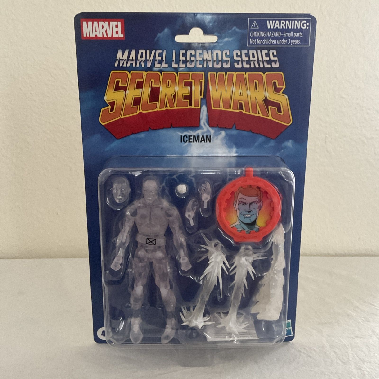 New Hasbro Marvel Legends Secret Wars Iceman Action Figure 6" In Stock Sealed