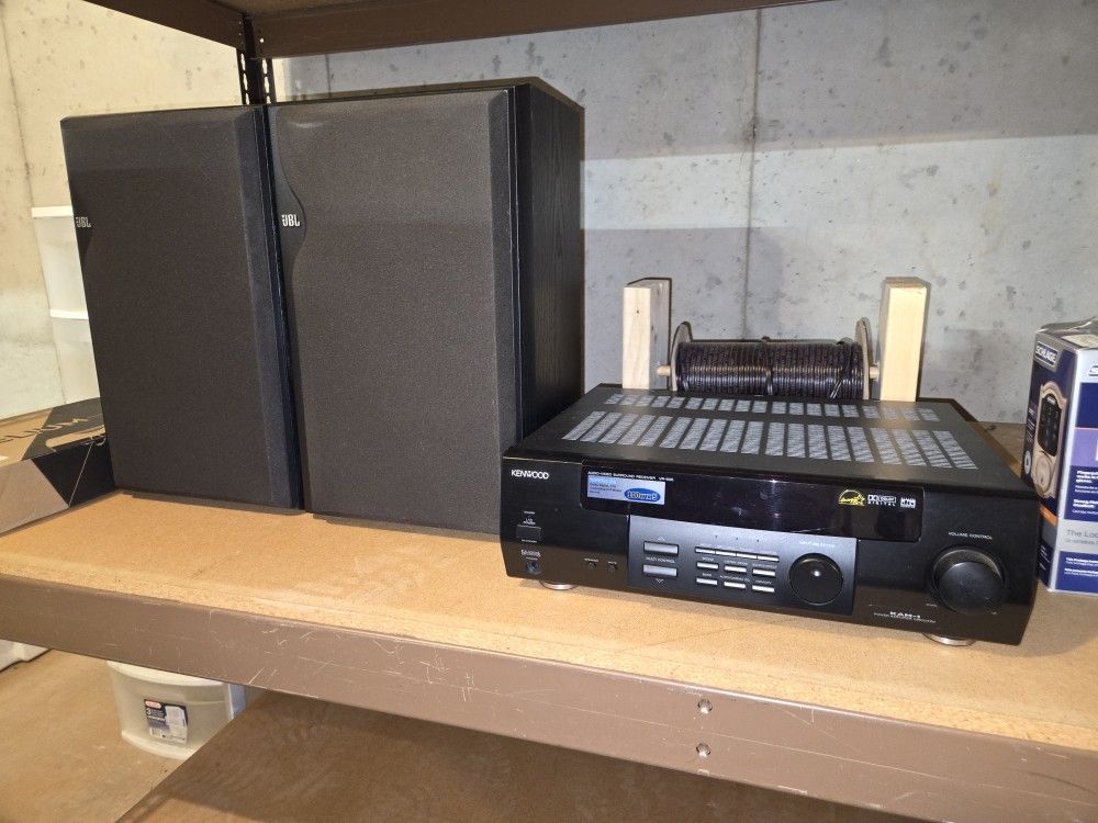 JBL Speakers and Keenwood Receiver For $50