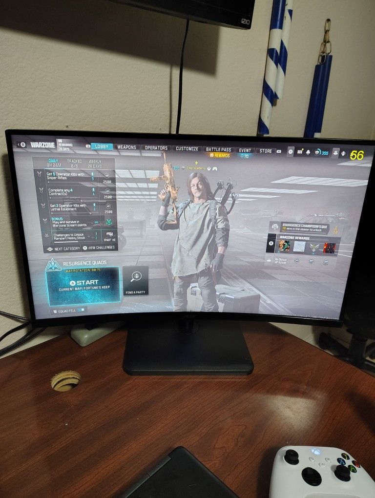 27" Curve Gaming Monitor Acer 165hz