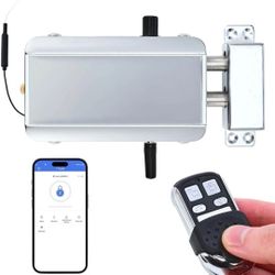 Electronic Deadbolt Anti-Theft Smart Hidden Door Lock with Remote Control and...