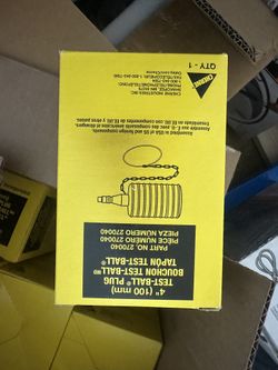 Cherne 4" Test-Ball Pipe Plug